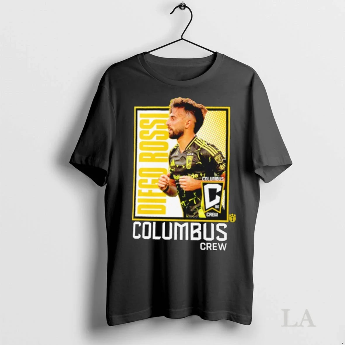 Original Diego Rossi Columbus Crew Player Program Tee Elegant Look