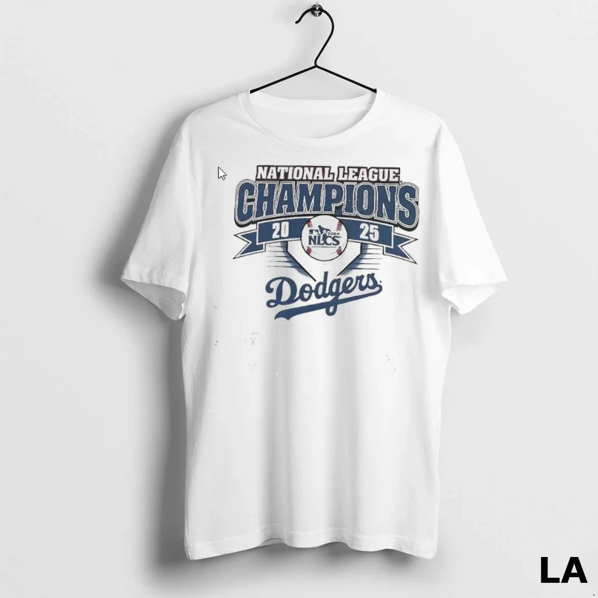 Original Dodgers National League Champions 2025 Ladies Long Sleeve