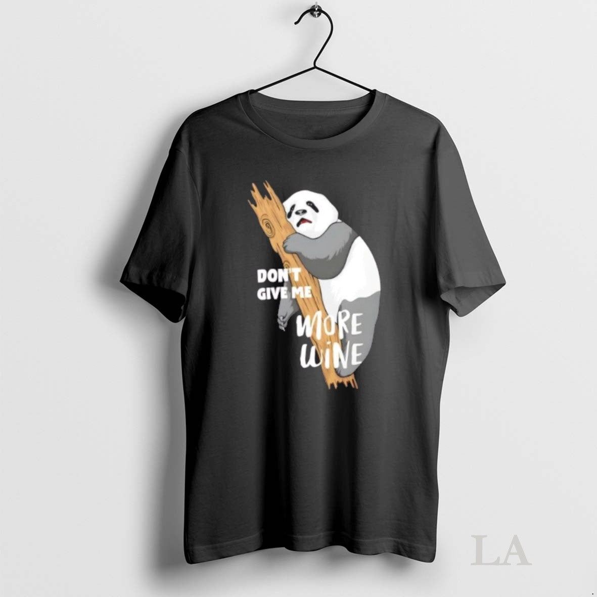 Original Dont Give Me More Wine Panda Sweatshirt Designer Apparel