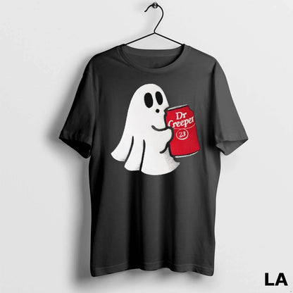 Original Dr Pepper Ghost Embroidery Hoodie Premium Merch