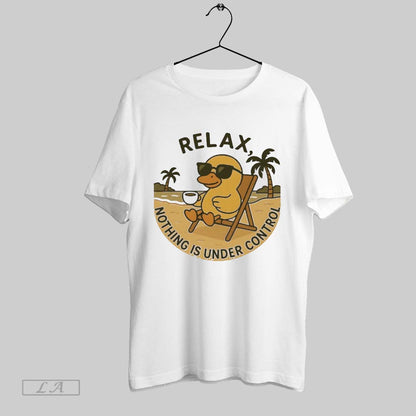 Original Duck Relax Nothing Is Under Control Hoodie Vintage Outfit