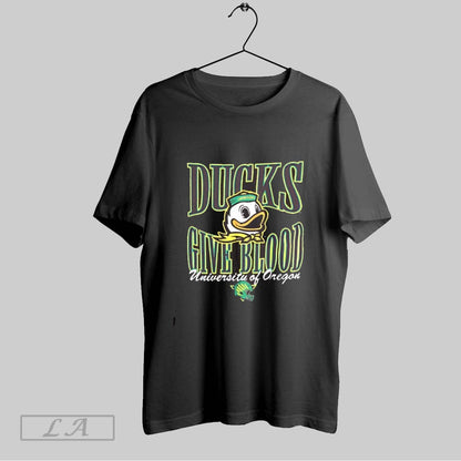 Original Ducks Give Blood University Oregon Tee Authentic Design