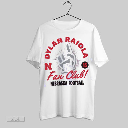 Original Dylan Raiola Club Nebraska Football Tee Modern Collection