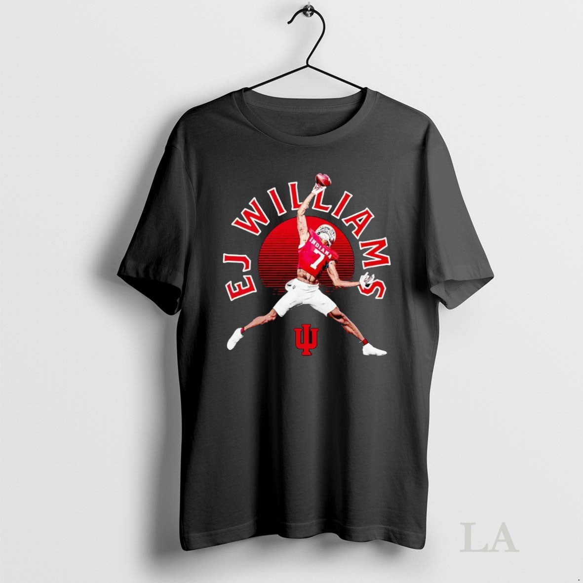 Original Ej Williams Illustrated Catch Indiana Hoosiers Tee Exclusive