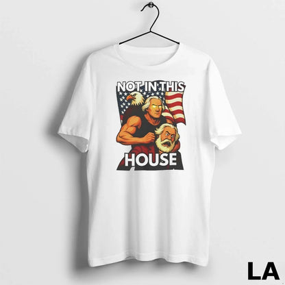 Original Eagle George Washington Not This House Usa Flag Meme Long
