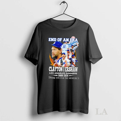 Original End Era Clayton Kershaw Los Angeles Dodgers 2008 2025 Thank