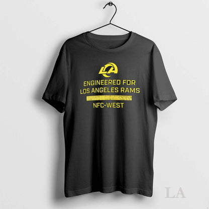 Original Engineered Los Angeles Rams Nfc West Tee Exclusive Merch