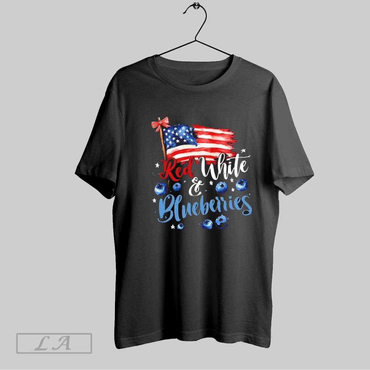 Original Erika Kirk Red White And Blueberries American Flag Tank Top