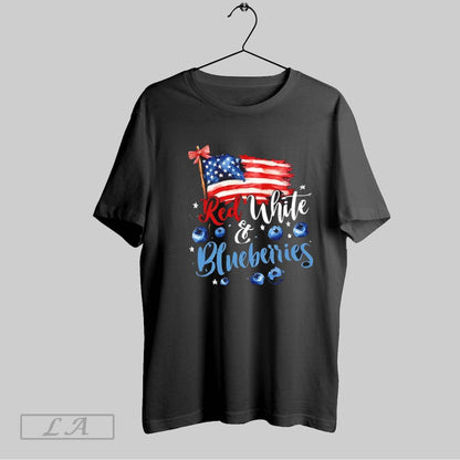 Original Erika Kirk Red White And Blueberries American Flag Tank Top