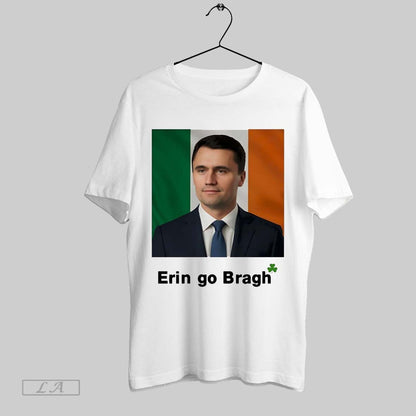Original Erin Go Bragh Charlie Kirk Irish Flag Tee Retro Look