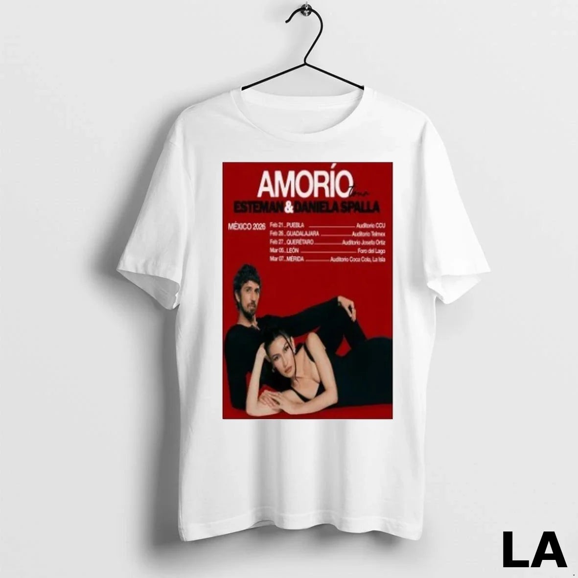 Original Esteman Daniela Spalla Amorio Tour Mexico 2026 TShirt Unique
