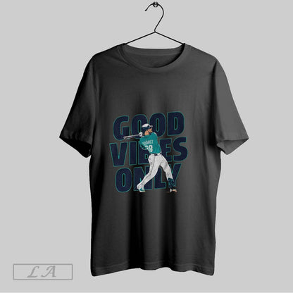 Original Eugenio Suarez Good Vibes Only Seattle Baseball Seize Moment