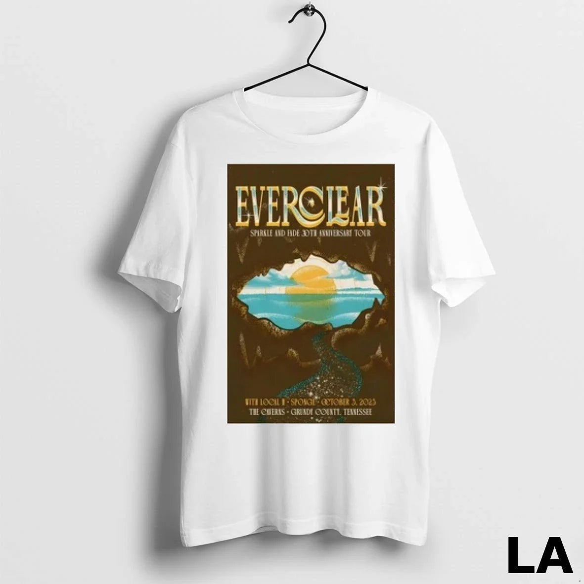 Original Everclear Caverns Oct 3 2025 Shows TShirt Trendy Merch