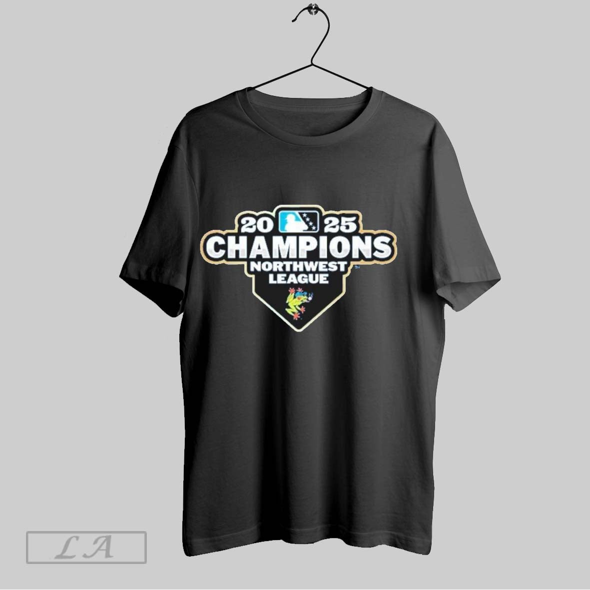 Original Everett Aquasox 2025 Northwest League Champions Logo Hoodie