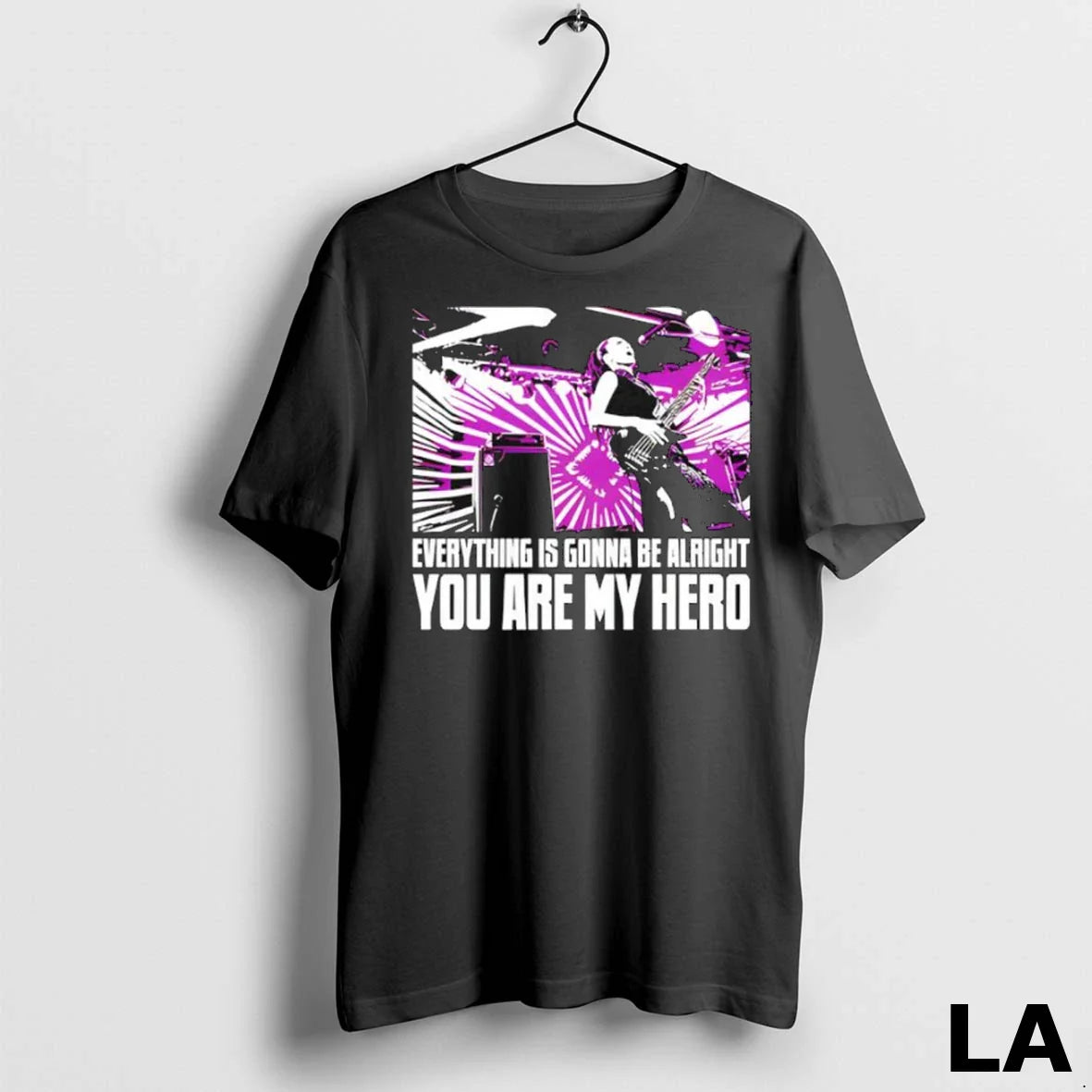 Original Everything Is Gonna Be Alright You Are My Hero Purple Ladies