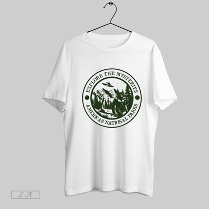 Original Explore Mysteries Americas National Parks Logo Sweatshirt