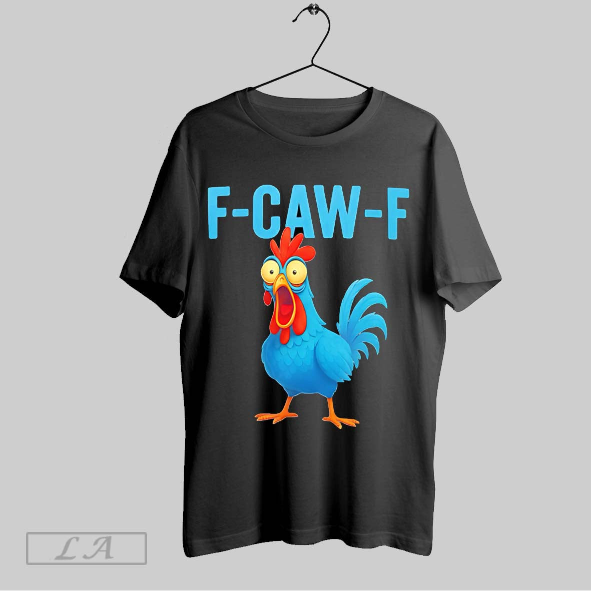 Original F Caw F Blue Chicken Hoodie Elegant Look