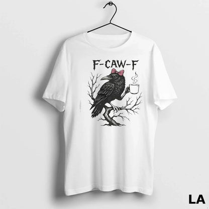 Original F Caw F Crow Ladies Sweatshirt Retro Art