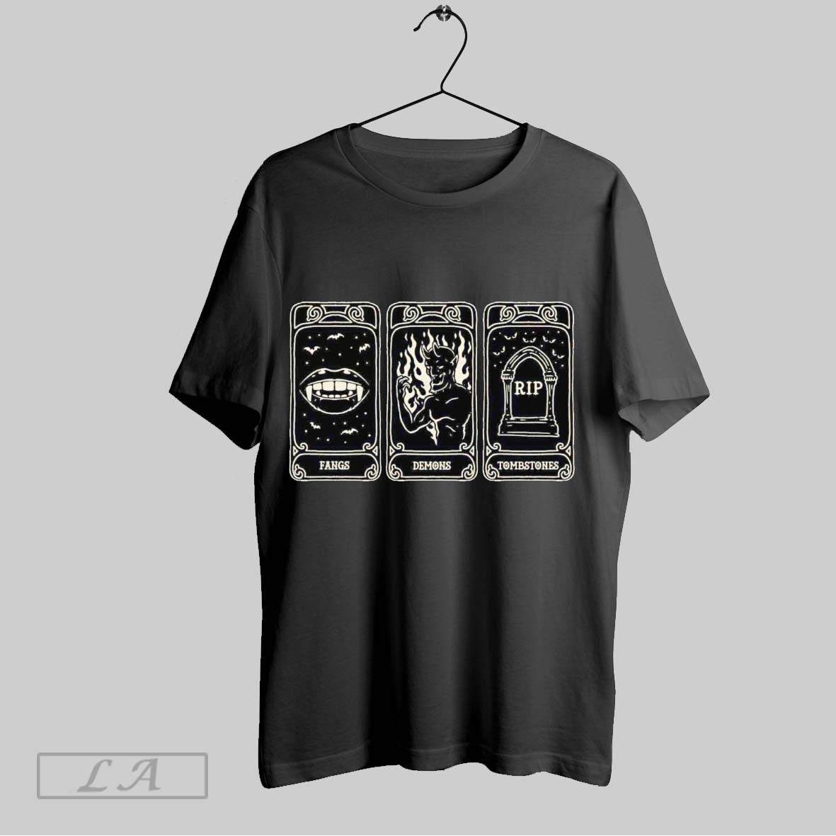 Original Fdt Fangs Demons Tombstones Halloween Sweatshirt Premium Look
