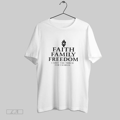 Original Faith Family Freedom Carry Torch Charlie Sweatshirt Stylish