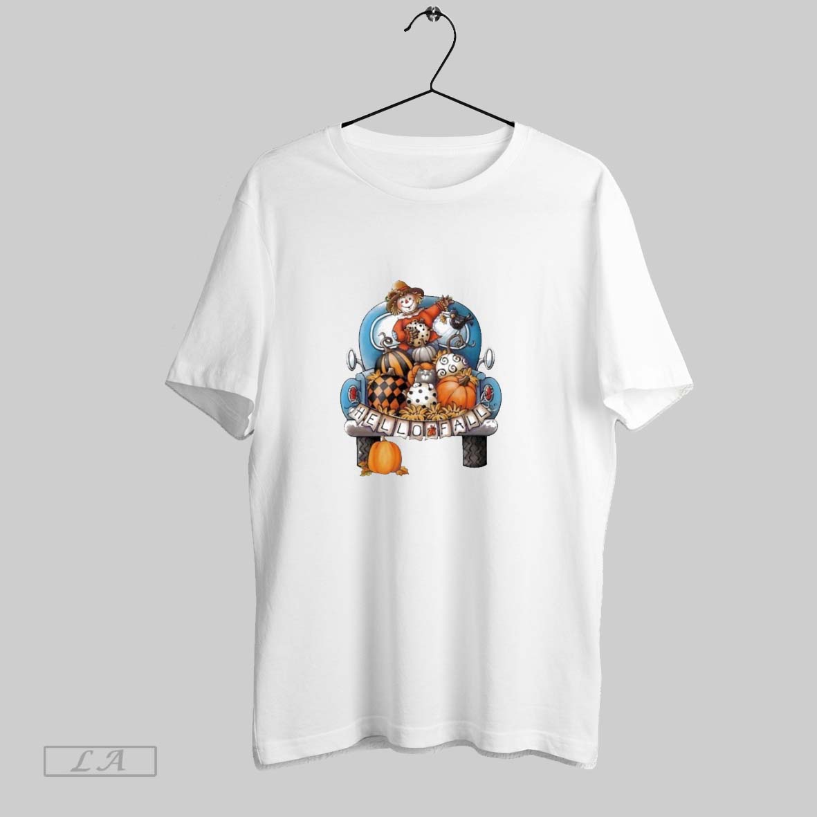 Original Fall Farm Truck Halloween Pumpkin Tee Trendy Collection
