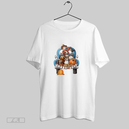 Original Fall Farm Truck Halloween Pumpkin Tee Trendy Collection