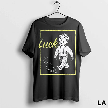 Original Fallout Merchandise Luck Cat Long Sleeve Exclusive Collection