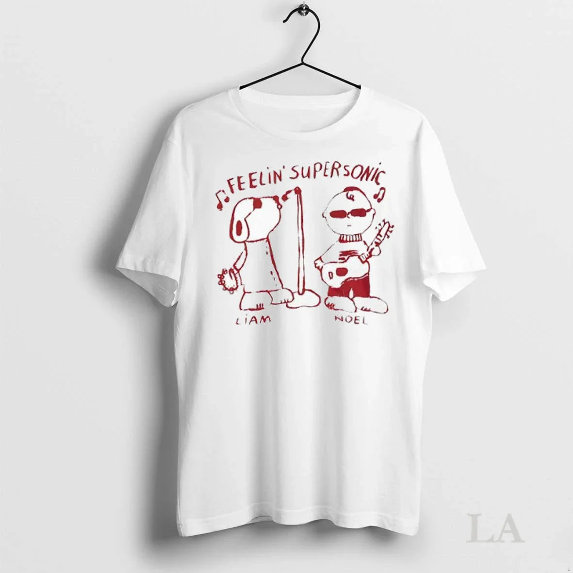 Original Feelin Supersonic Liam And Noel Gallagher Ladies Shirt