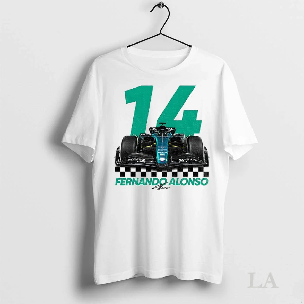 Original Fernando Alonso F1 Racing Legend Motorsport Signature Shirt