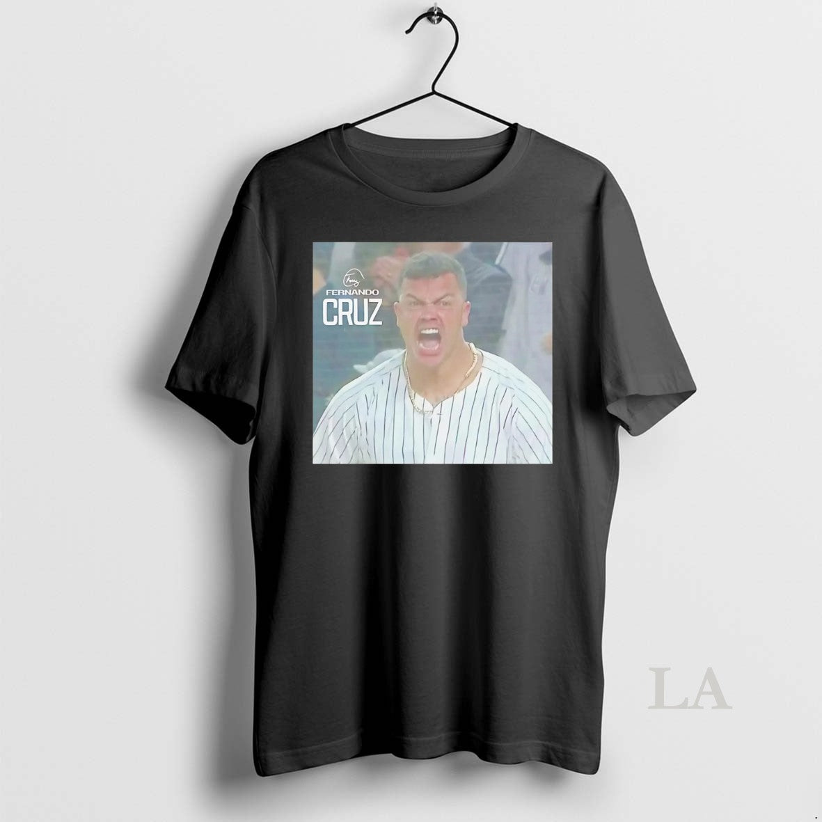 Original Fernando Cruz Shout Hype Signature Yankees Long Sleeve