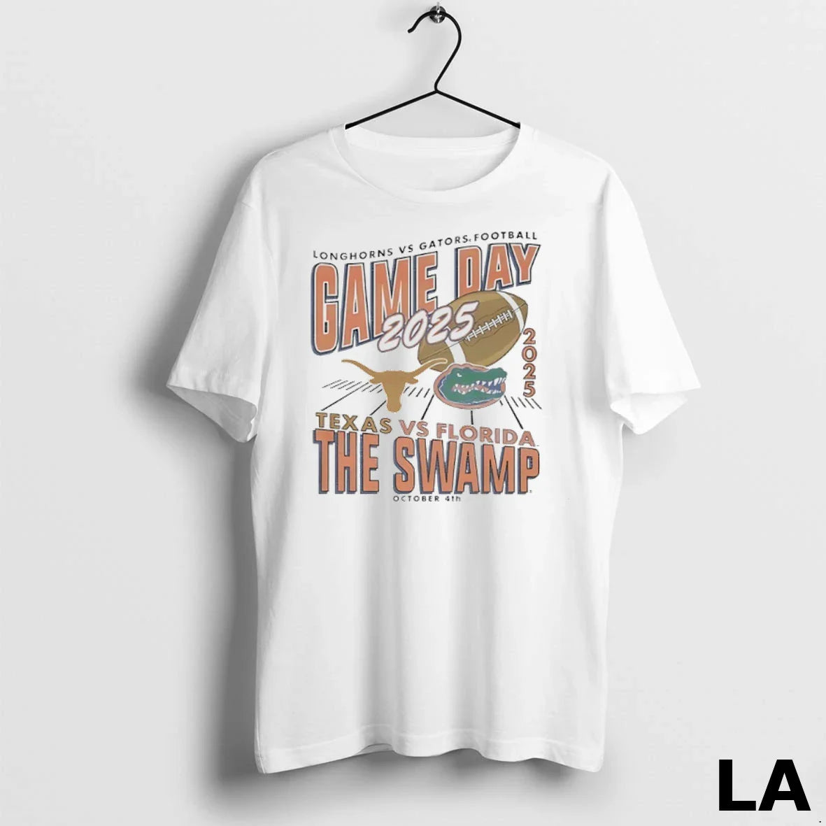 Original Florida Gators Vs Texas Longhorns 2025 Game Day Swamp Tee