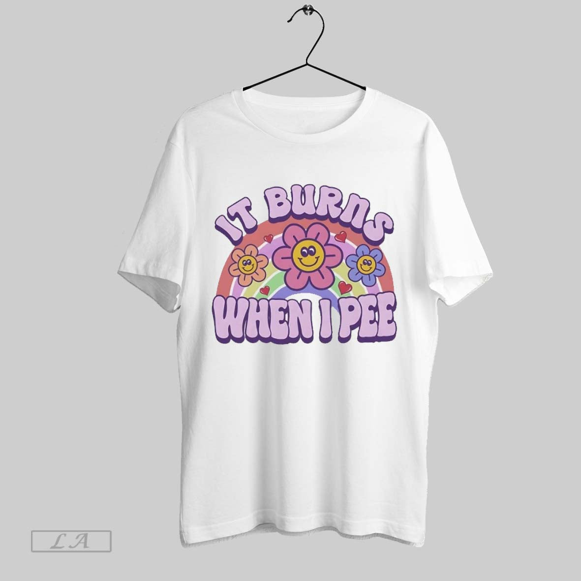 Original Flowers It Burns When I Pee Hoodie Elegant Apparel