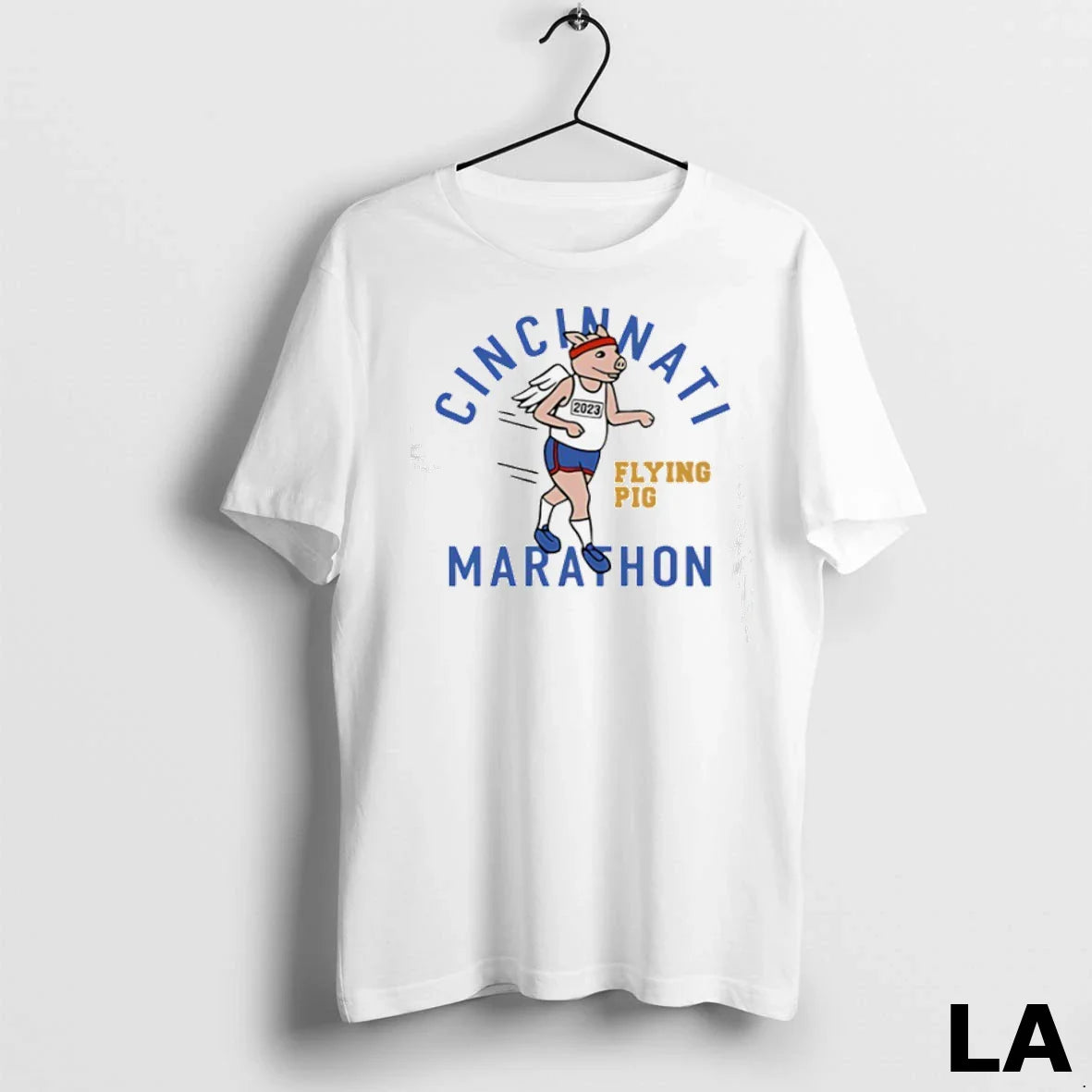 Original Flying Pig Marathon Running Cincinnati Long Sleeve Retro Gift