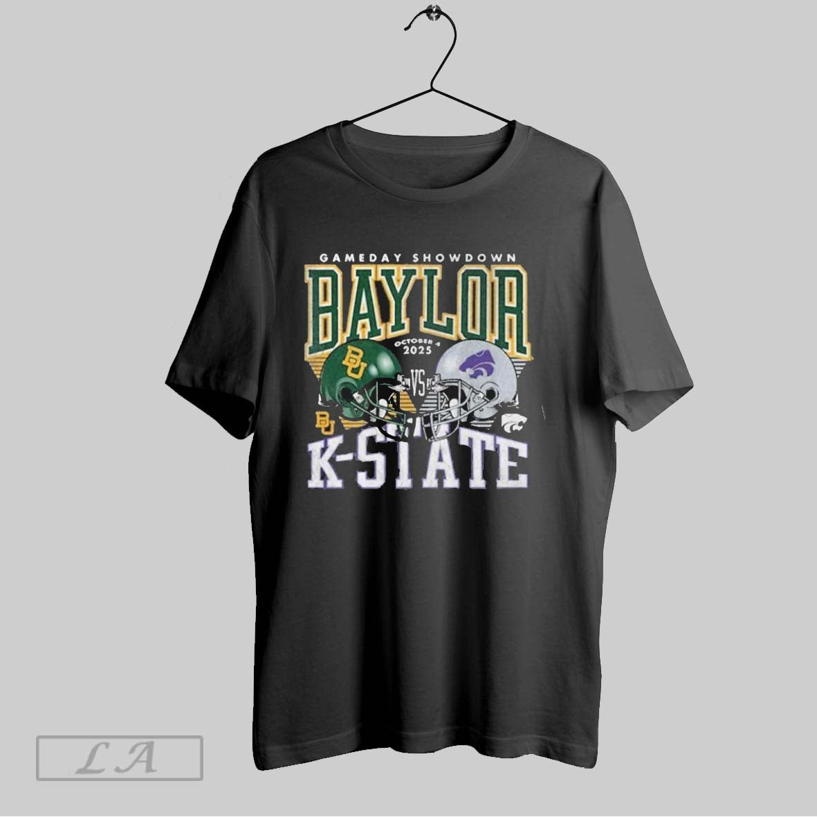 Original Football Showdown Baylor Bears Vs Kansas State Wildcats Long