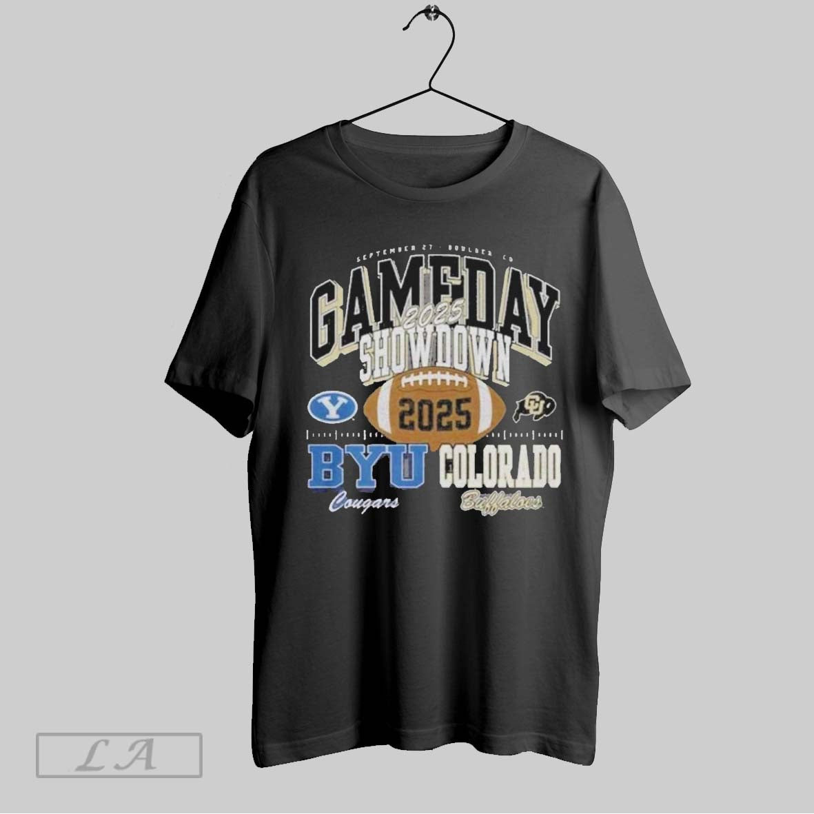 Original Football Showdown Colorado Buffaloes Vs Byu Cougars Tee