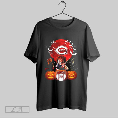 Original Freddy Krueger Chucky And Ghostface Moon Cincinnati Reds Mlb