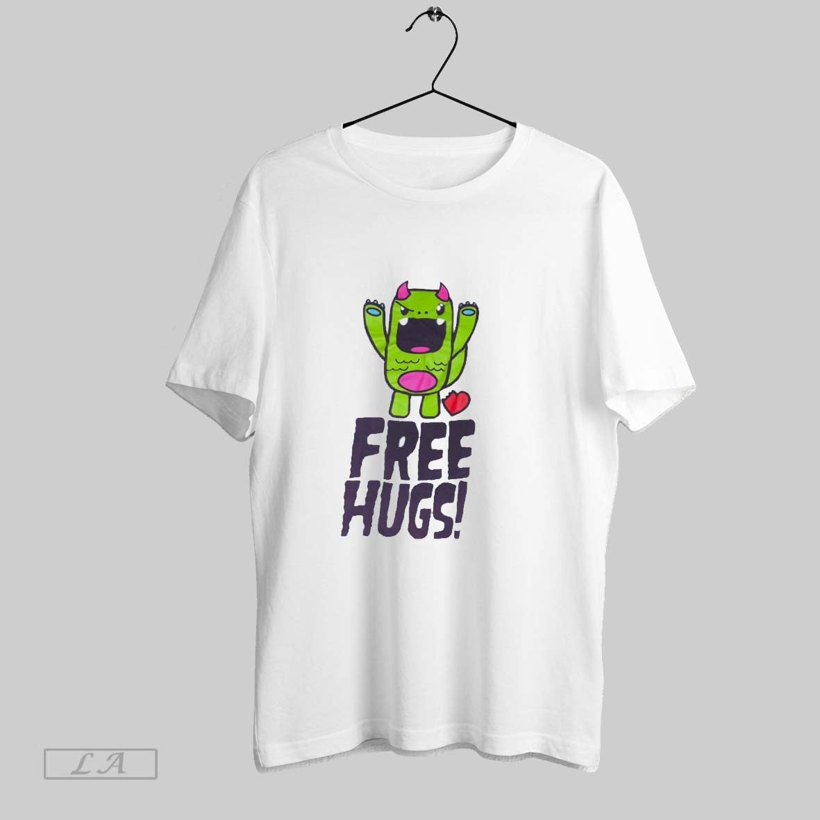 Original Free Hugs Monster Tee Trendy Gift