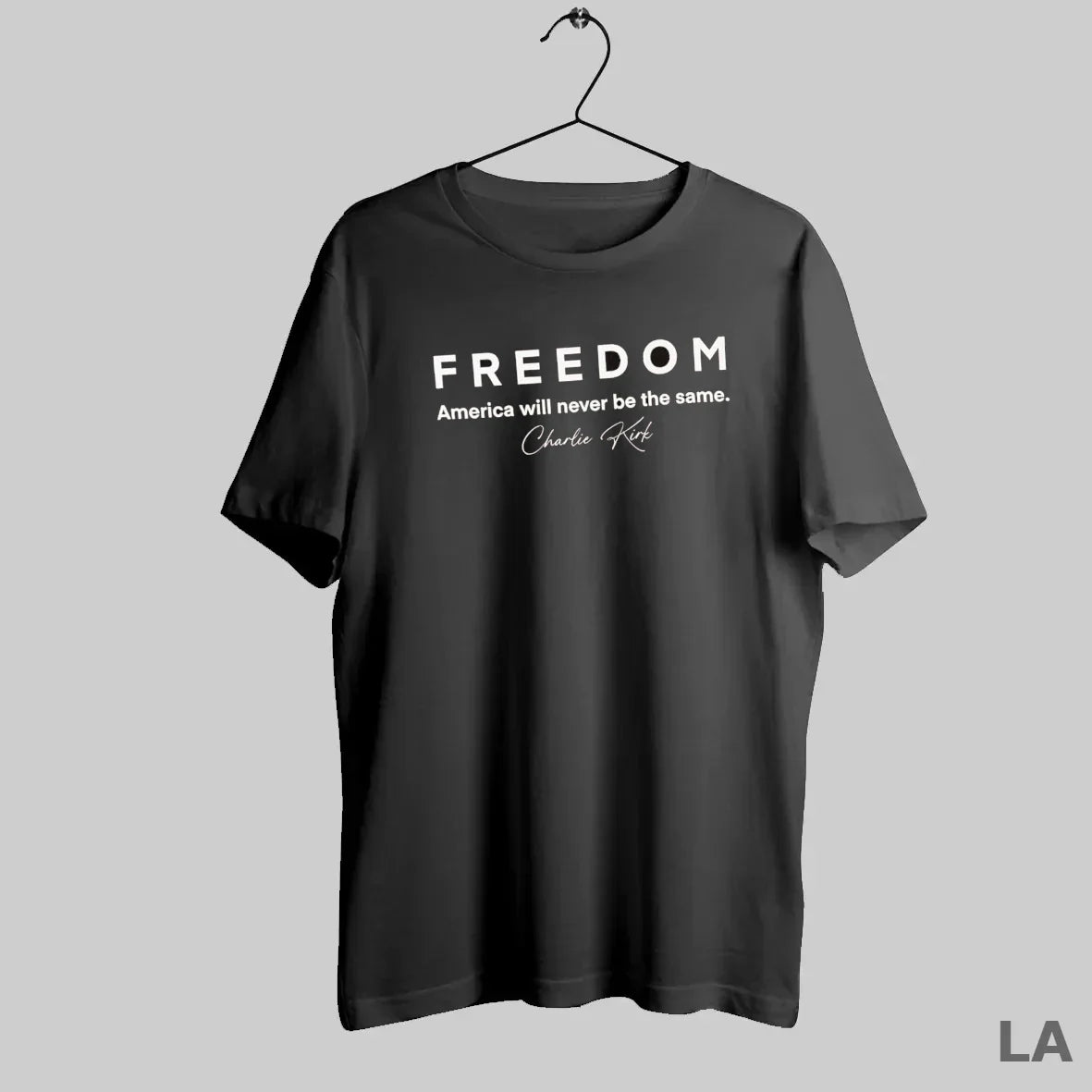 Original Freedom America Will Never Be Same Charlie Kirk Shirt