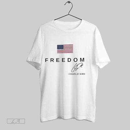Original Freedom Charlie Kirk Garden Signature Tee Unique Merch