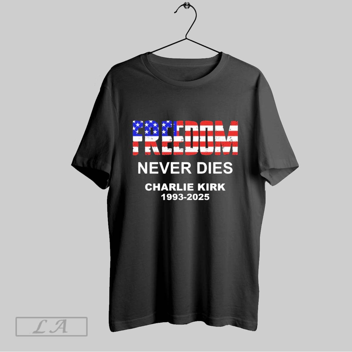 Original Freedom Never Dies Charlie Kirk Flag Hoodie Stylish Fashion