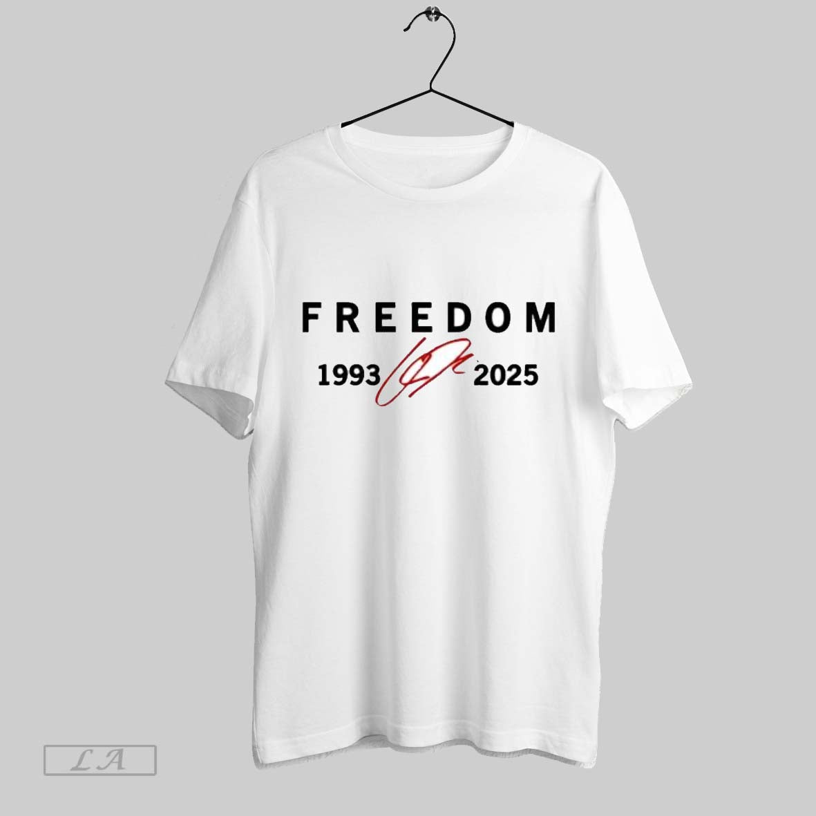 Original Freedom Red Signature 1993 2025 Charlie Kirk Tribute Faith