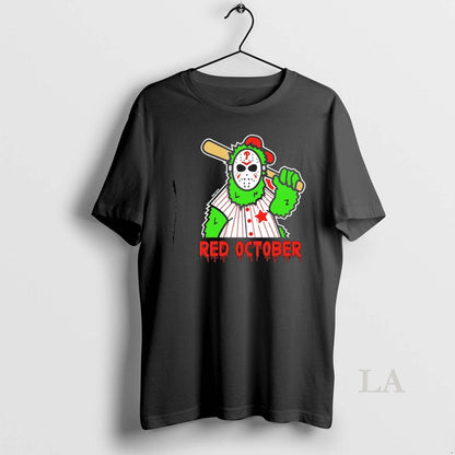 Original Friday 13Th Phanatic Red October Phillies Shirt Designer