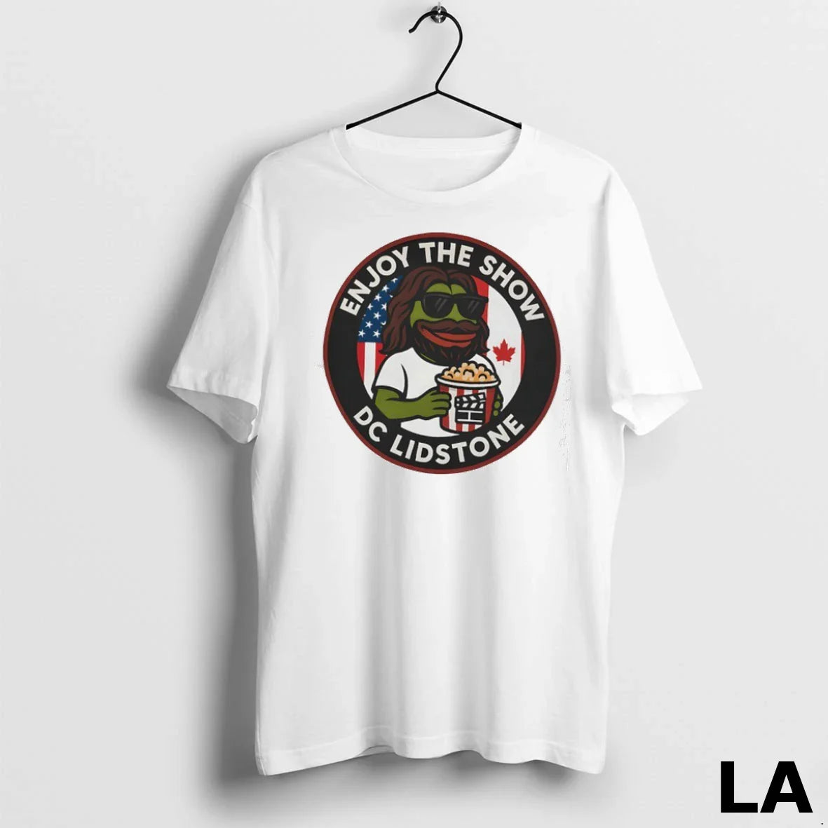 Original Frog Meme Enjoy Show Dc Lidstone TShirt Retro Gift