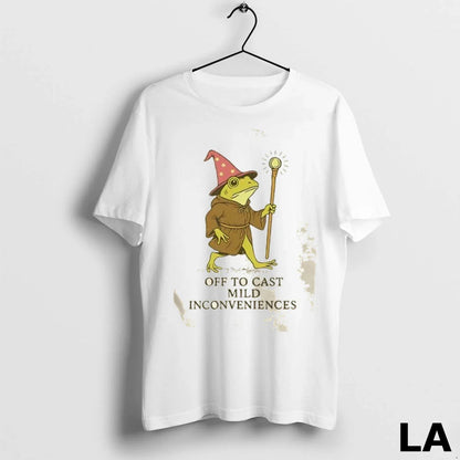 Original Frog Wizard Off To Cast Mild Inconveniences Shirt Stylish