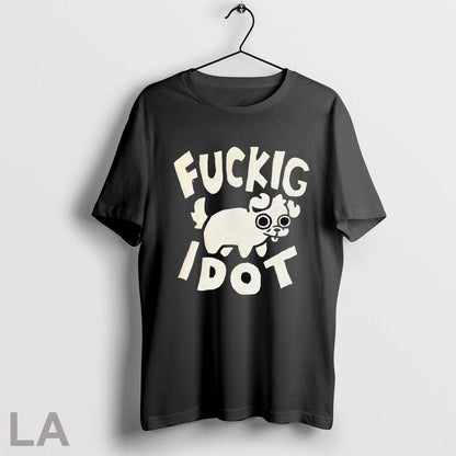 Original Fuckig Idot Dog Sweatshirt Elegant Art