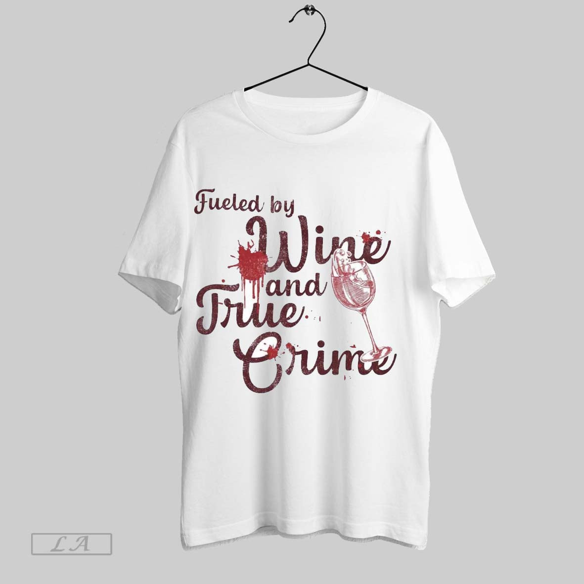 Original Fueled Wine And True Crime Sweatshirt Authentic Design