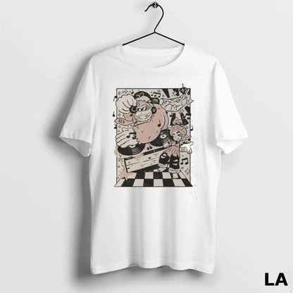 Original Donkey Kong Dj Music Battle Rhythmic Duo Washed Tee Trendy