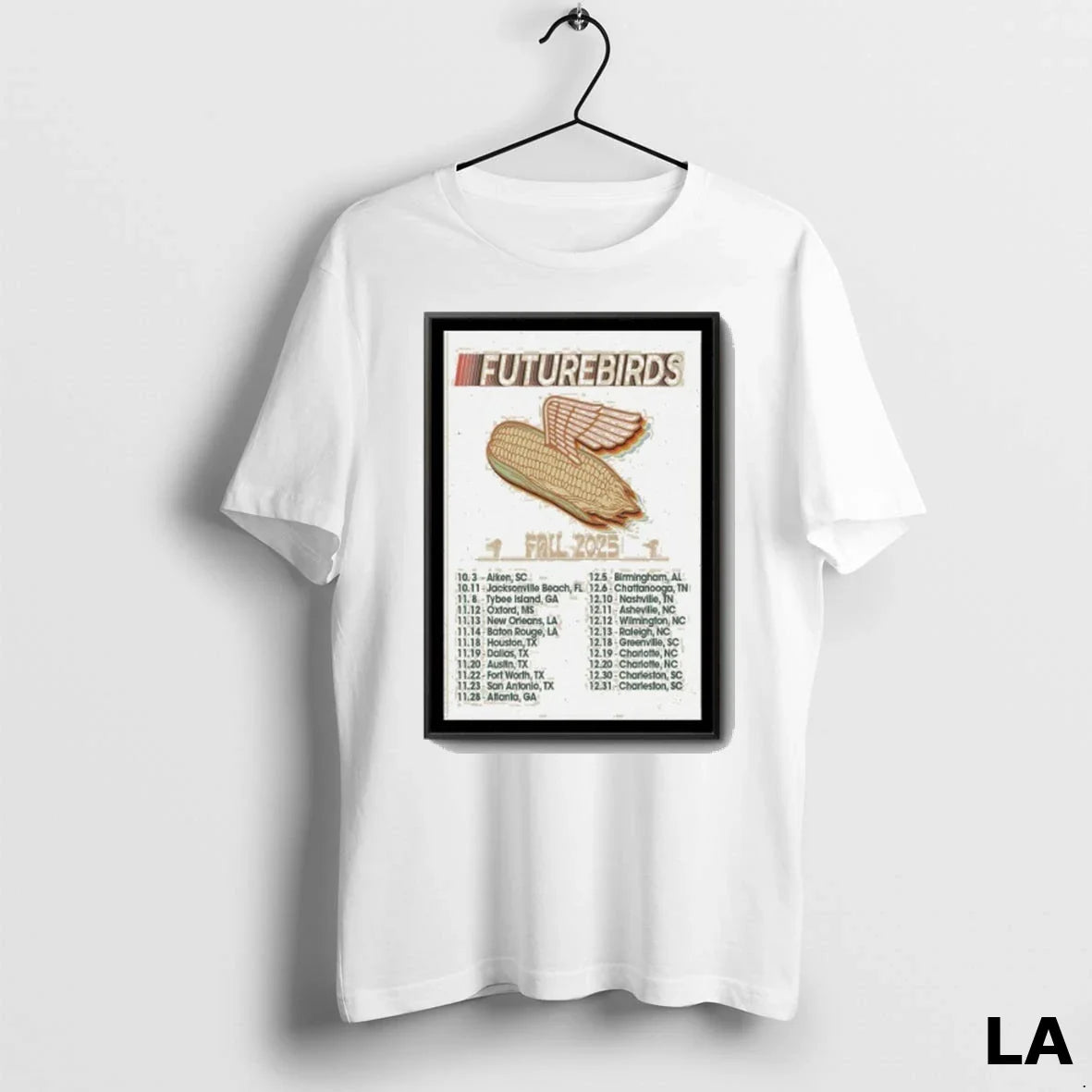 Original Futurebirds 2025 Fall Tour Tee Designer Design