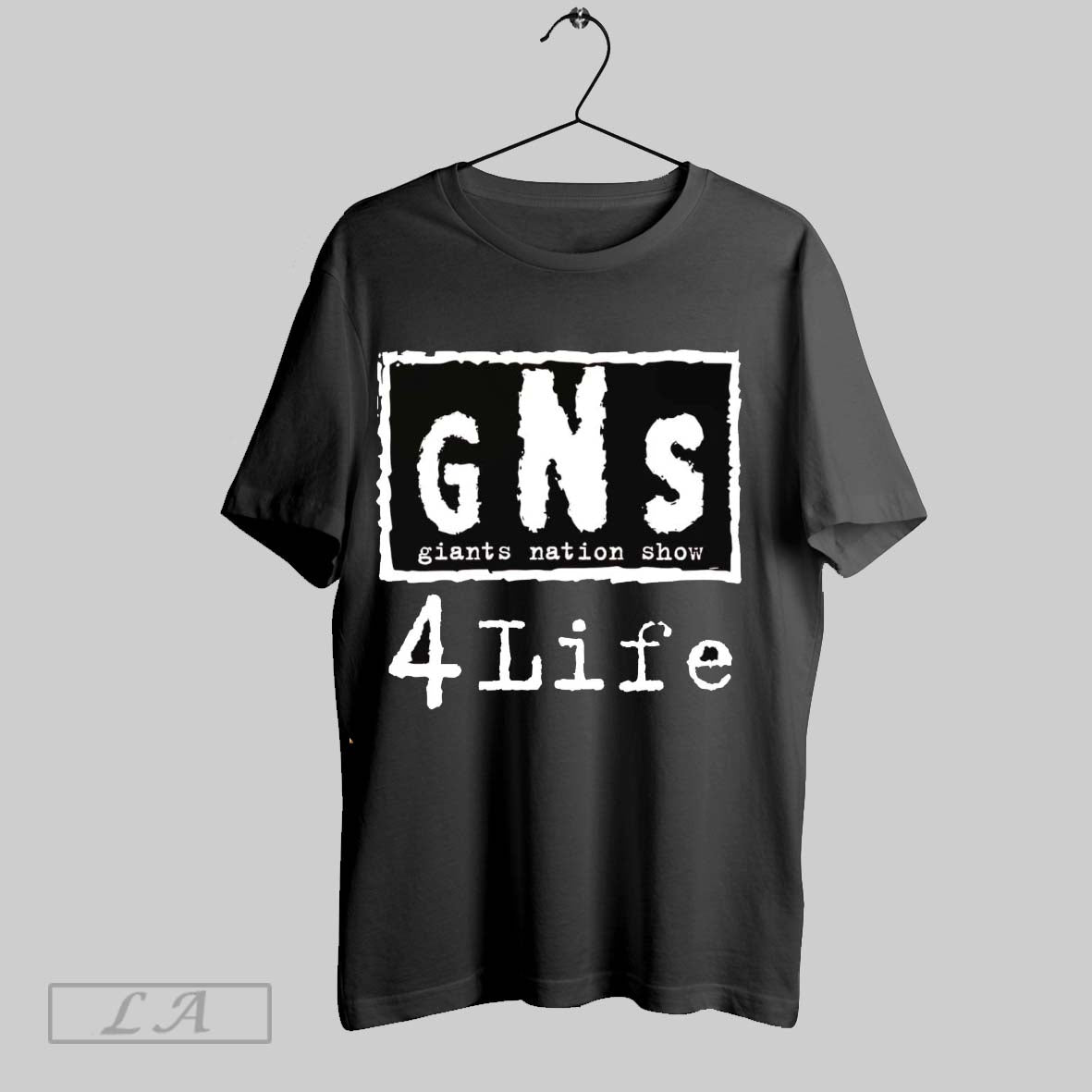 Original Gns Giants Nation Show 4 Life Long Sleeve Vintage Art