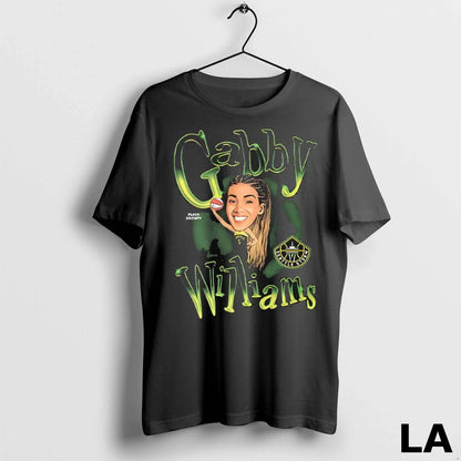 Original Gabby Williams Seattle Storm Caricature Tee Authentic Look